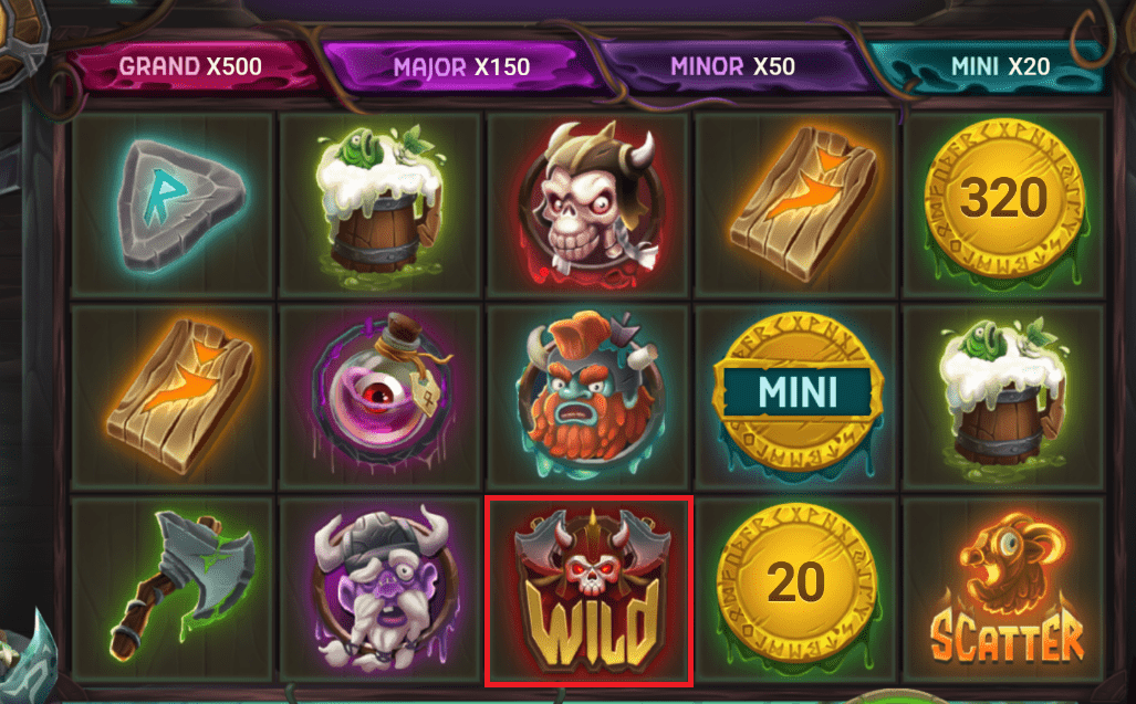 Знак Wild в игре
